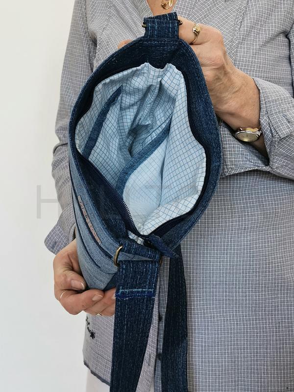 Ručně šitá kabelka přes rameno CROSSBODY