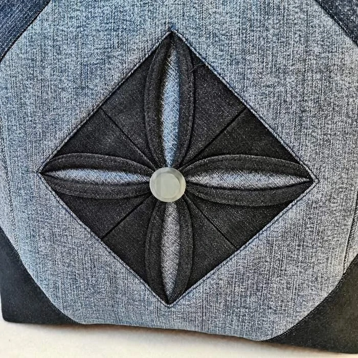 Originální riflová kabelka SMARAGD 6