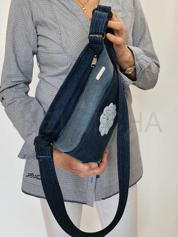 Ručně šitá kabelka přes rameno CROSSBODY