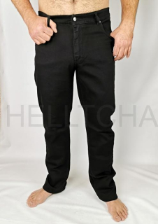Pánské černé prodloužené jeansy 06X CARY v délce 38"