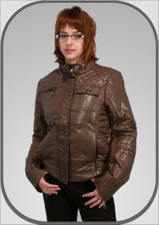 Dámská temně zelená bunda FJWW402/Z61