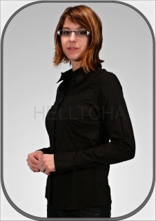 Černá dámská košile FSHW605/BLACK