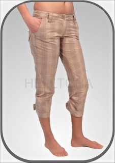 Dámské kostkované capri FTRW404/B8