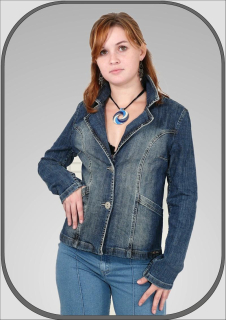 Dámské riflové sako 5357